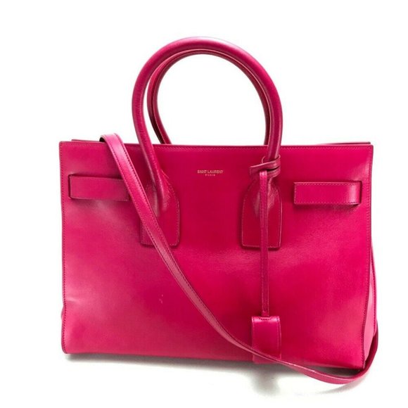 Authentic SAINT LAURENT PARIS 324823 Small Classic Sac-De Jules Hand Bag - Picture 1 of 13